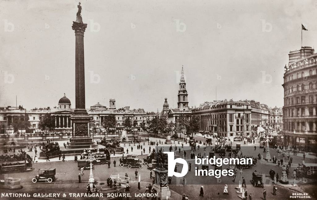 National Gallery and Trafalgar Square, London