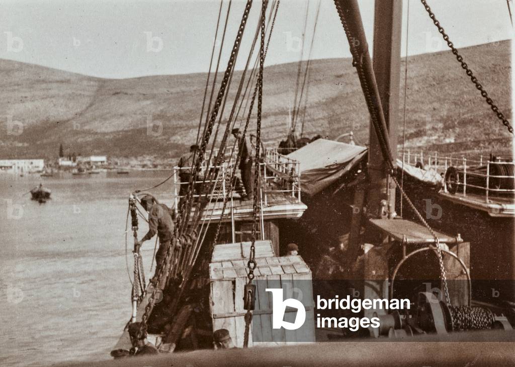 A ship, Corfu