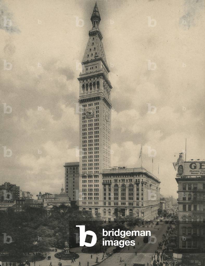 Building with clock tower, New York