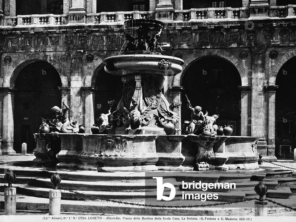 The Fountain of the Madonna, Loreto, by Carlo Maderno and Giovanni Fontana