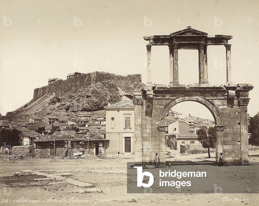 The Arch of Hadrian on the Acropolis of Athens