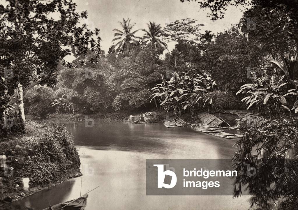 Indonesian river near Java
