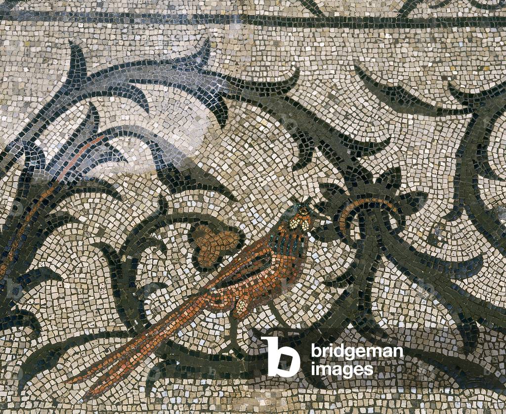Detail of floor of the early Christian Basilica of Aquileia, Udine