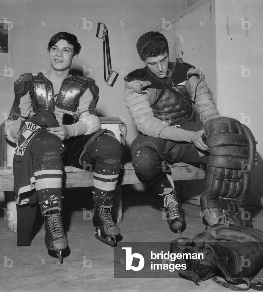 sports, hockey players, 1965