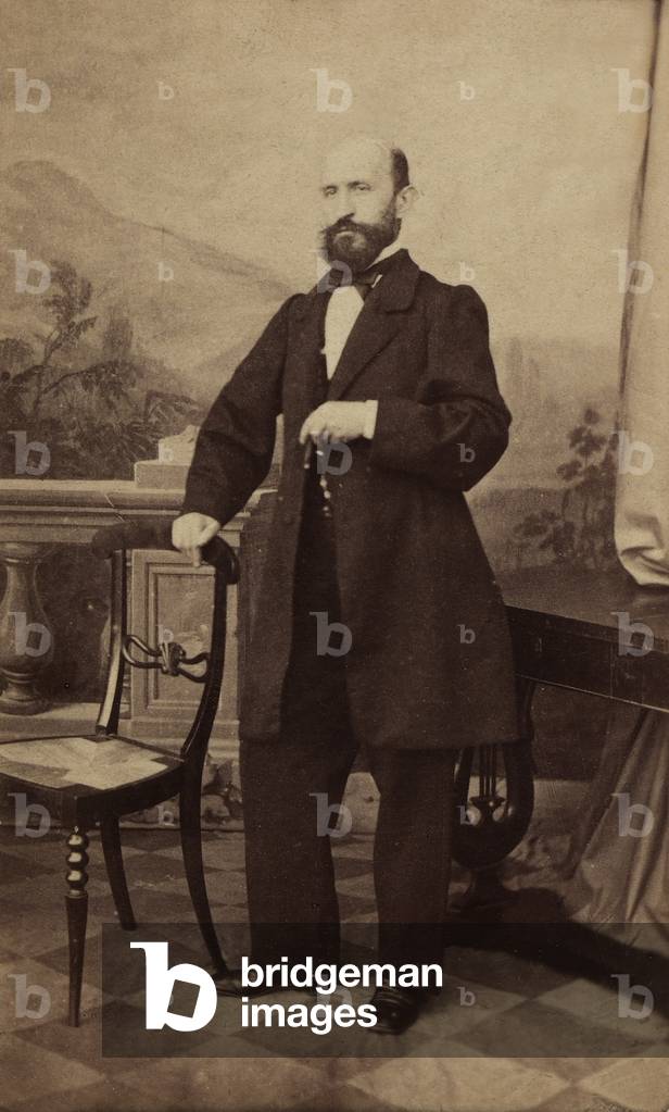 Portrait of Maestro Carlo Pedrotti, composer and conductor