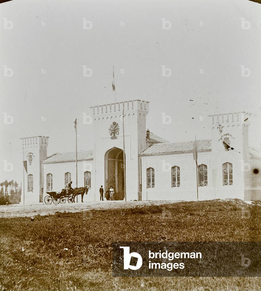 Entrance to the National Shooting Field in Piacenza