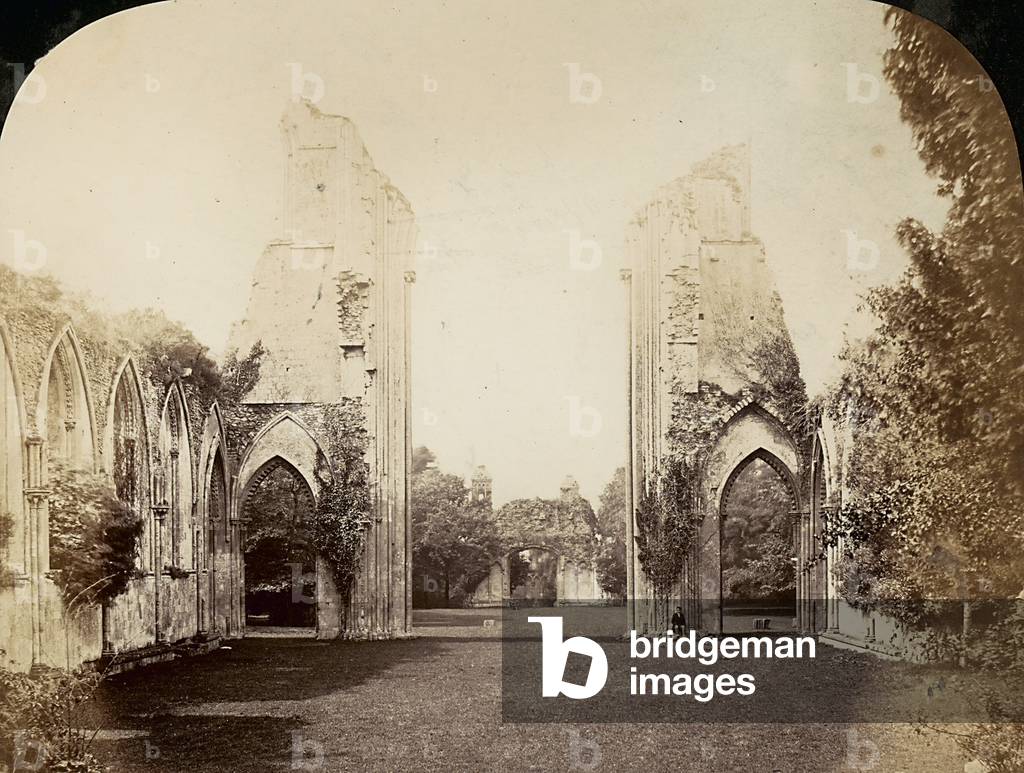 The ruins of Glastonbury Abbey