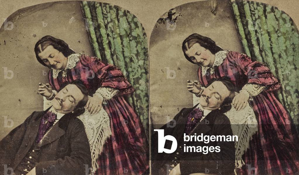 Sleep. Stereoscopic image