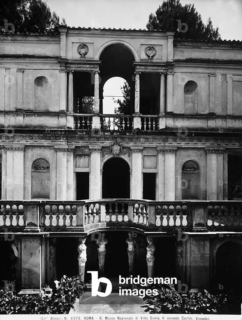 Second courtyard of the Villa Giulia in Rome