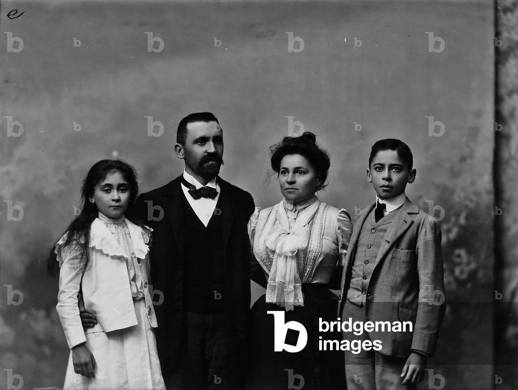 Portrait of Carlo Pietrosanti and family
