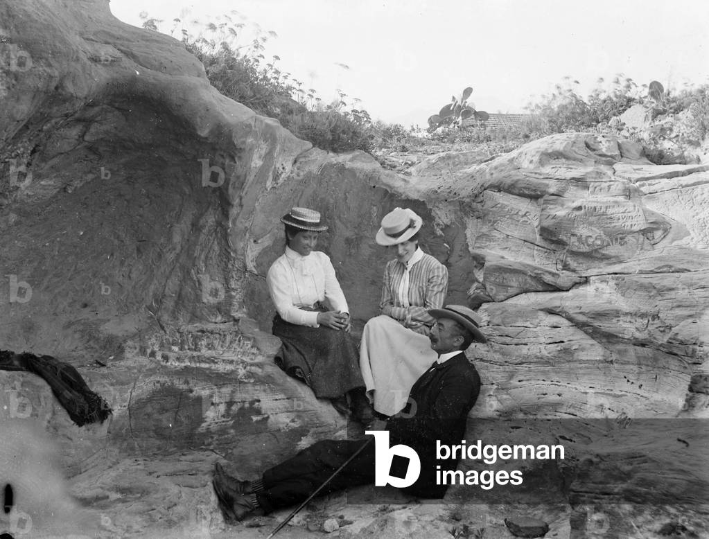 Group portrait in the rocks of Aci Castello