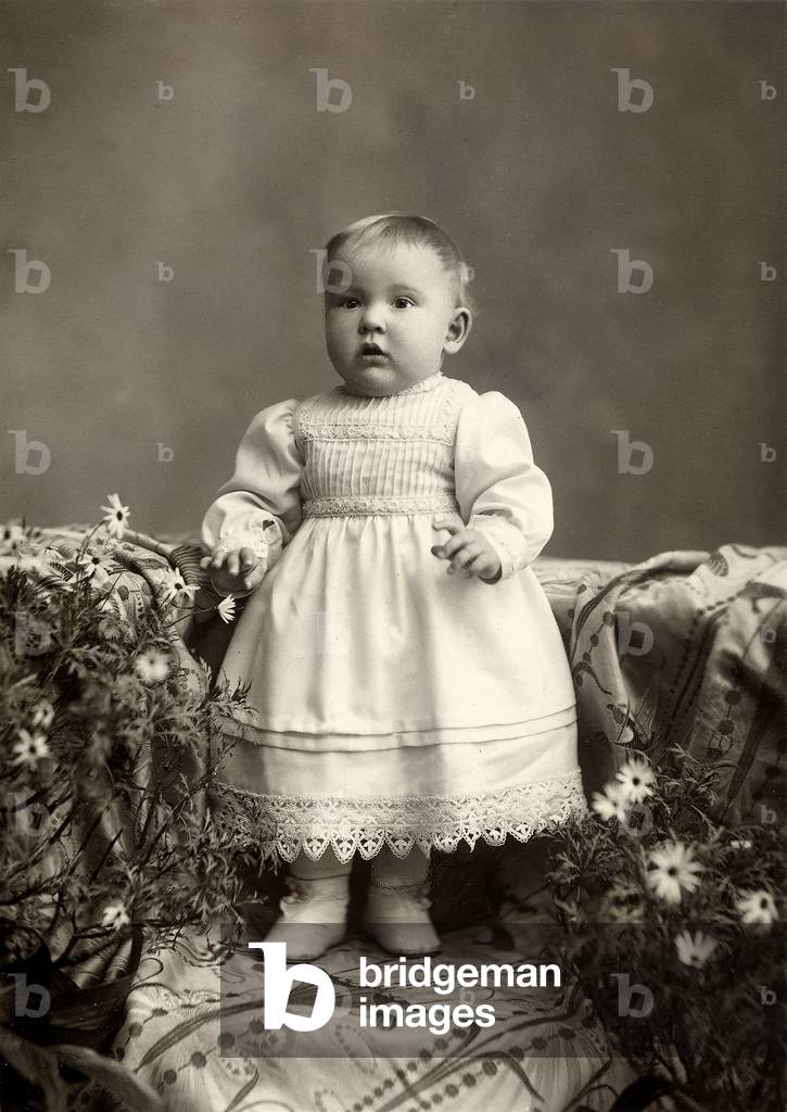 Portrait of a baby girl