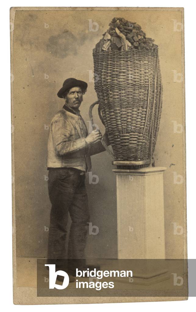 Venetian costumes and masks: charcoal