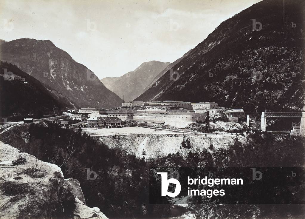 The fortress of Franzens in the Austrian Alps