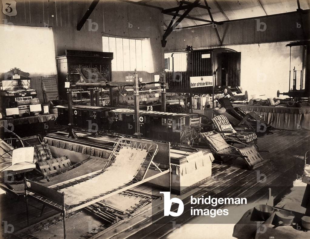 Exhibition of items from the Red Cross on the occasion of the Vienna International Exposition 1873