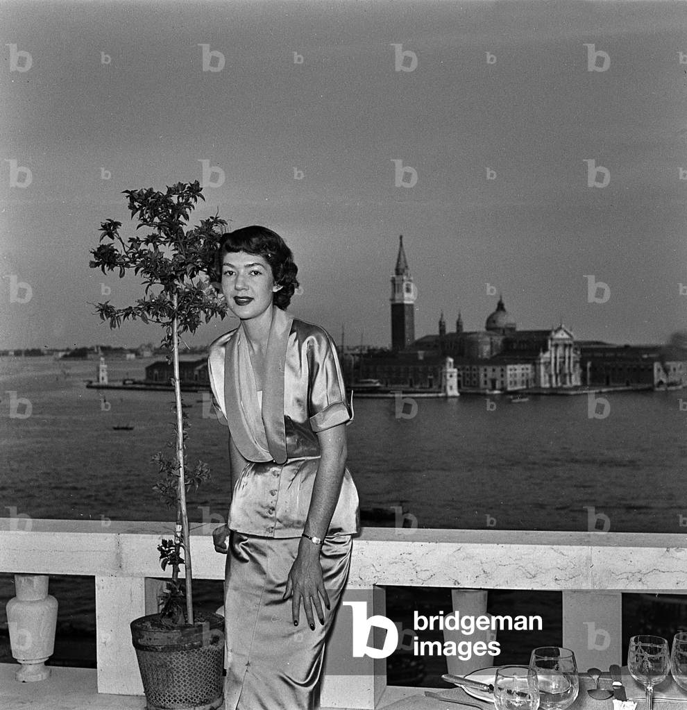 Young woman in Venice
