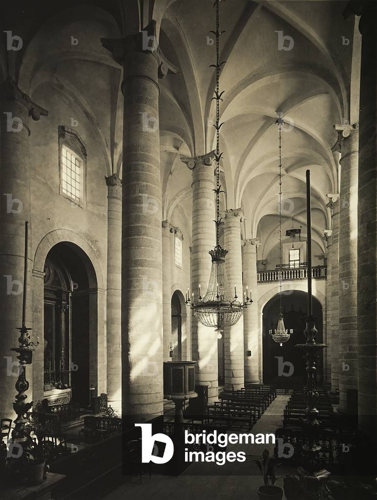 Interior of the Church of St. Anthony in Evora, Portugal