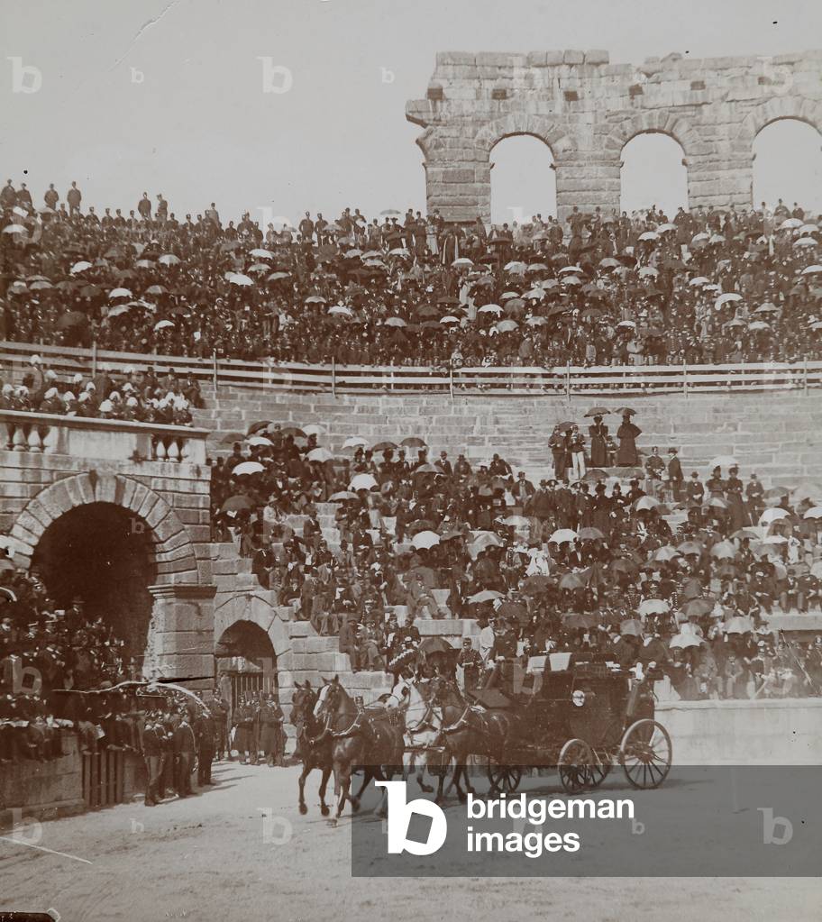 Equestrian competition in the Verona Arena