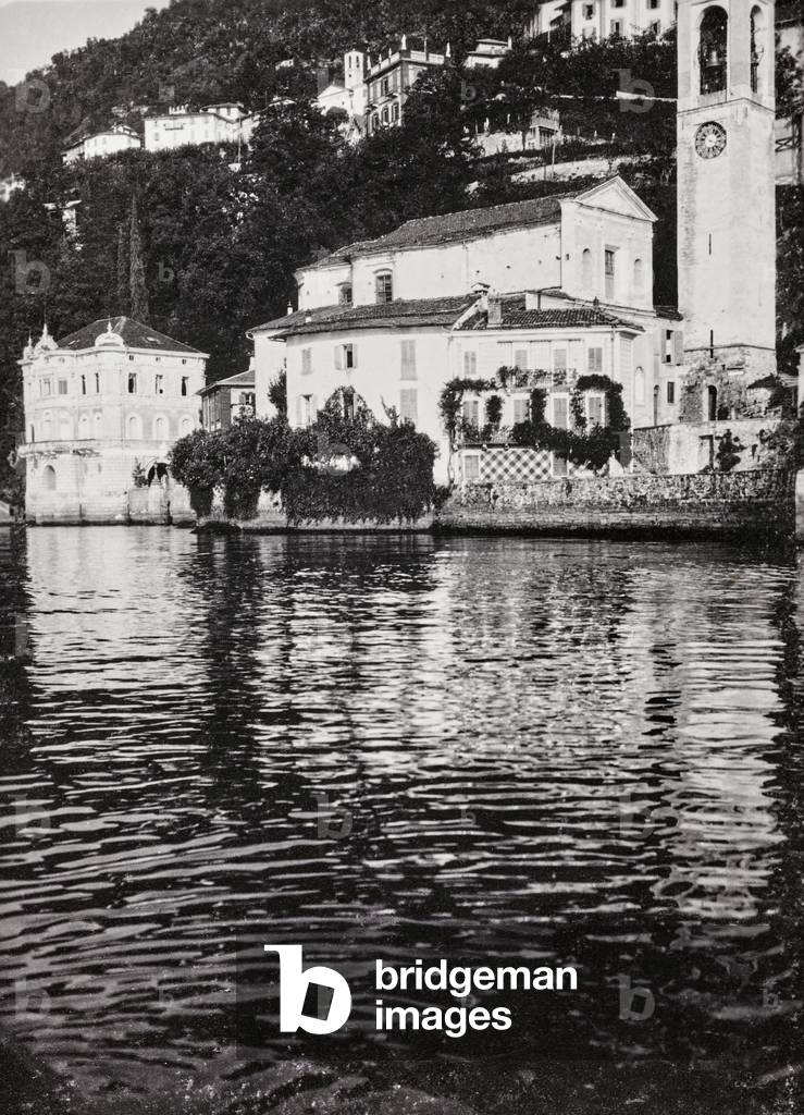 View of the Church of Blevio on Lake Como