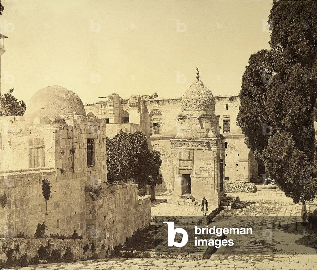 The Tomb of Caliph, inside the Mosque of Omar or the Dome of the Rock, Jerusalem
