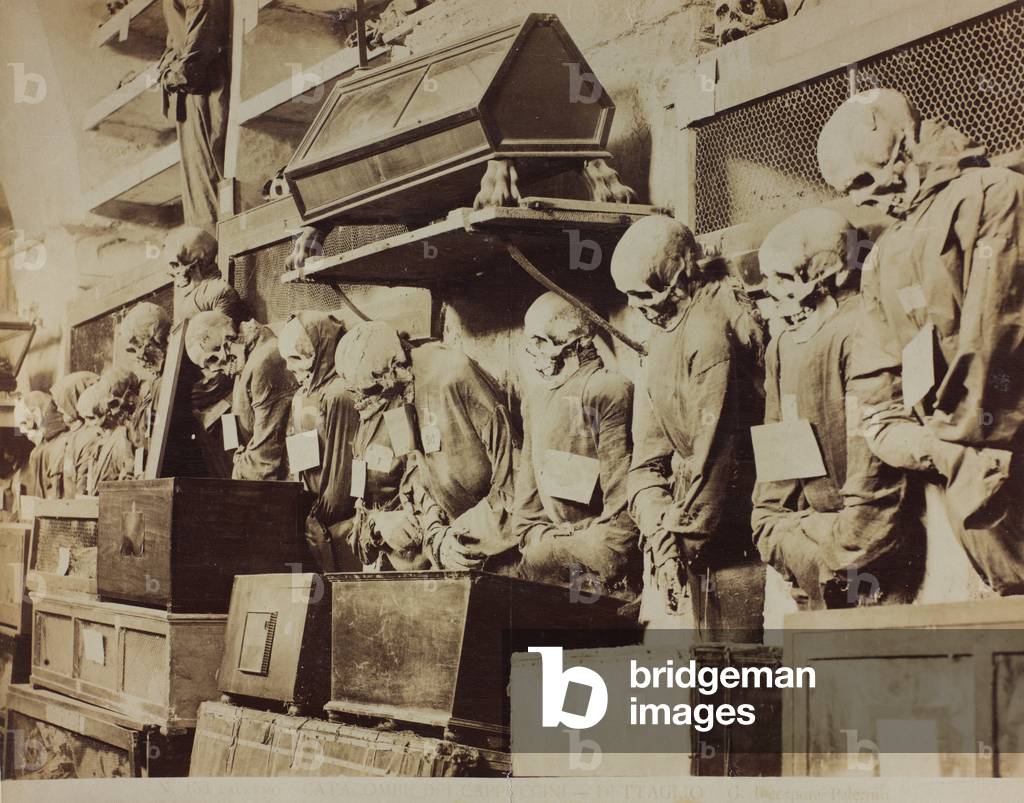 Detail of the Catacombs of the Capuchin friars in Palermo