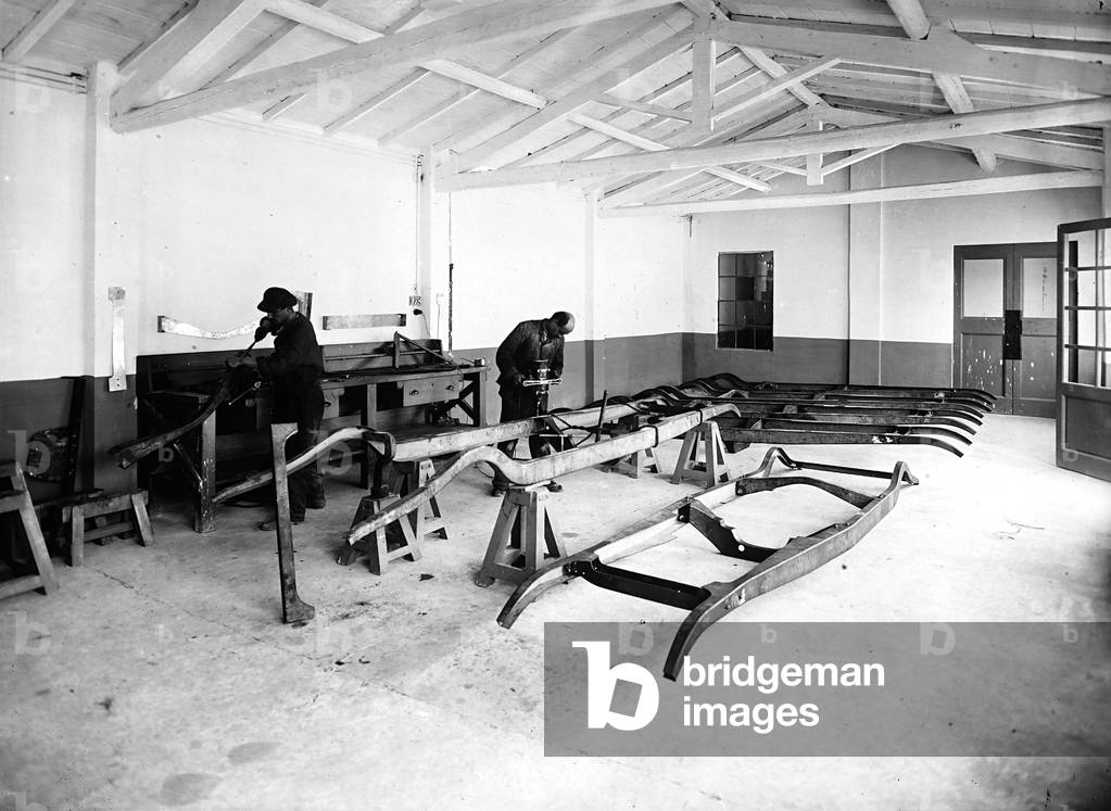 Felice Nazzaro automobile factory in Florence: sports cars chassis