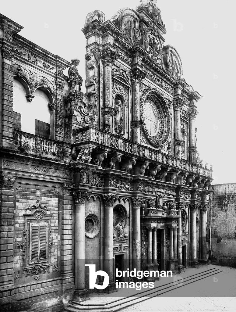 Façade of the church of Santa Croce in Lecce