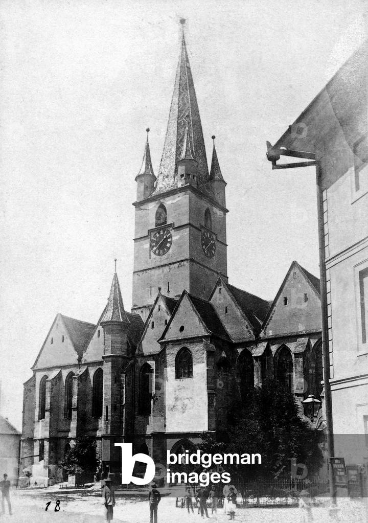 The Evangelical Church of Sibiu (ex Hermannstadt), in Rumania