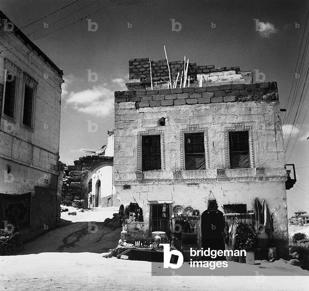 An antique store along the streets of Velisar in Turkey