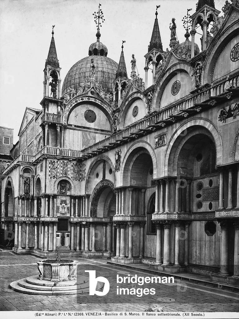 North side of St. Mark's Basilica in Venice