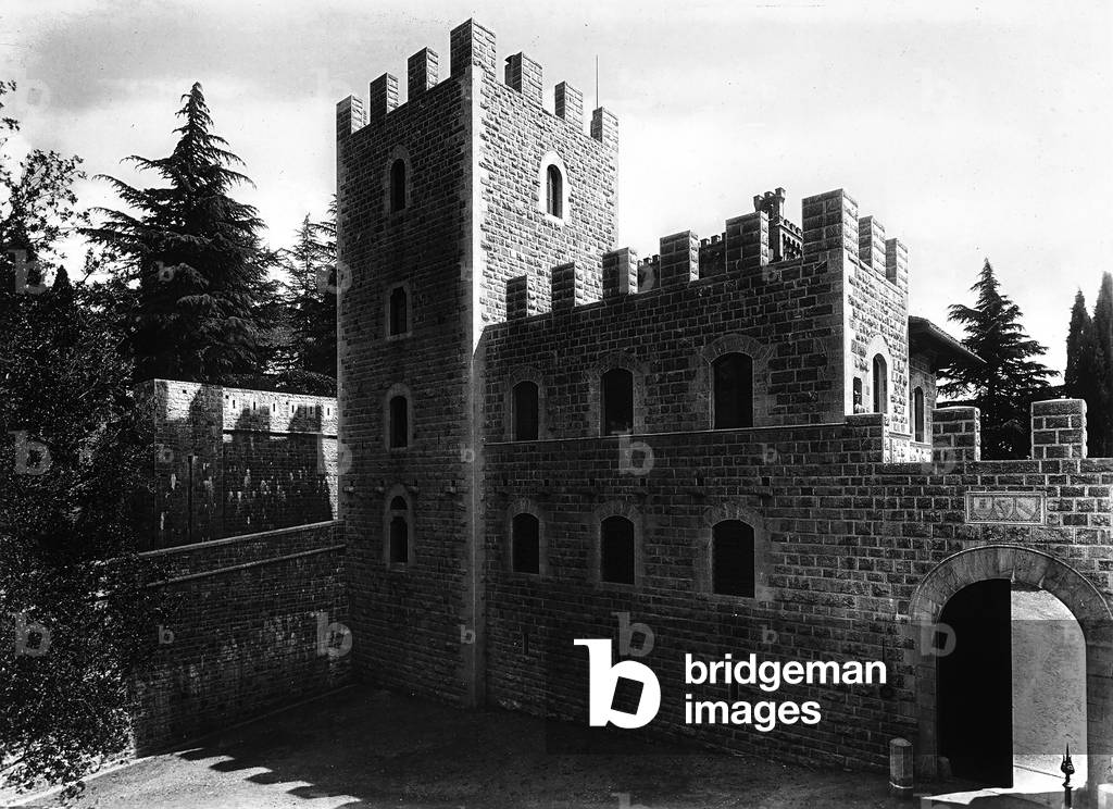 Administration house of the castle of Brolio. Owned by Baron Giovanni Ricasoli Fridolfi, in the Chianti region
