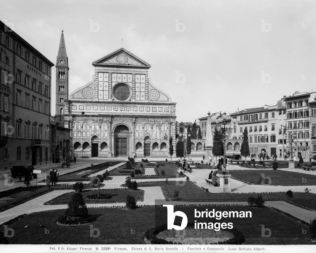 Piazza Santa Maria Novella with the garden