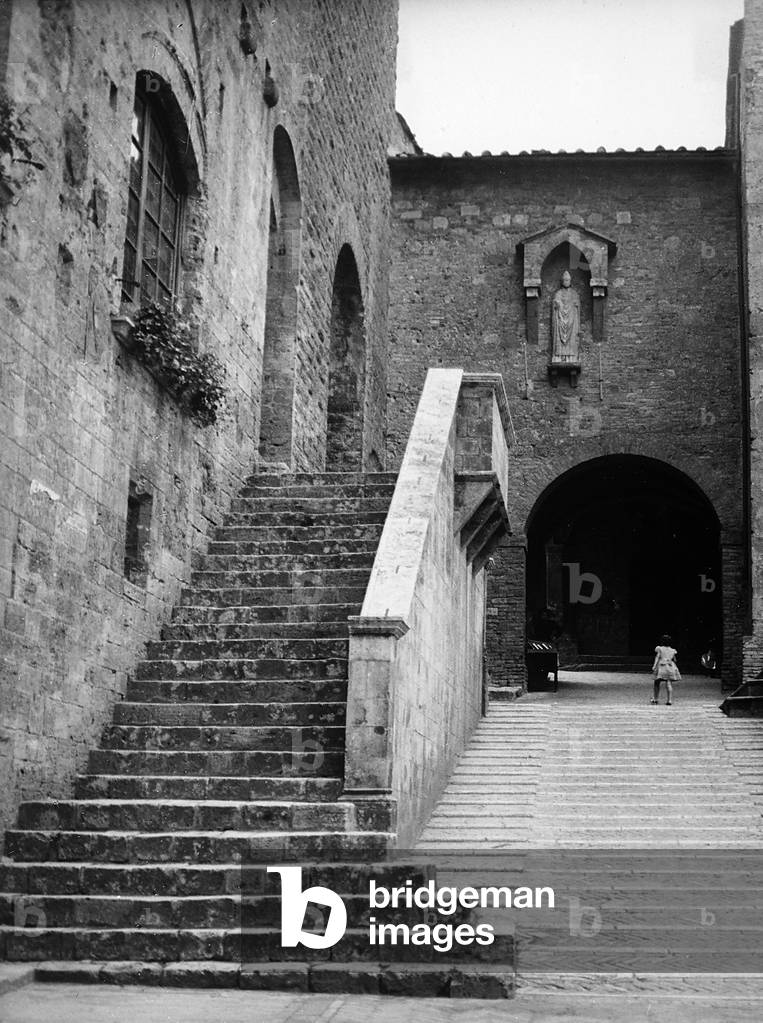 A street in San Gimignano