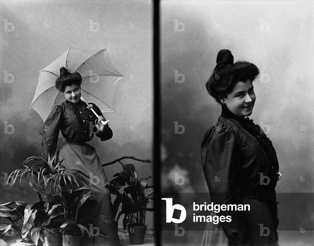 Portrait of Maria Manfredi d'Angrogna Luserna von Stauffen-Berg, Countess of Luserna (1865-1905)