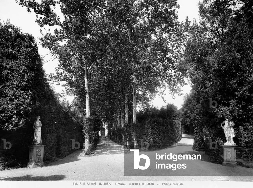 View of the Boboli Gardens, Florence