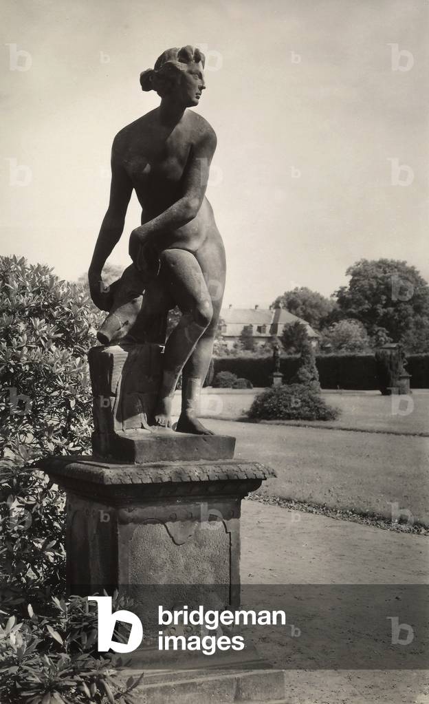 Statue in the park of the Herrenhausen Castle, Hannover