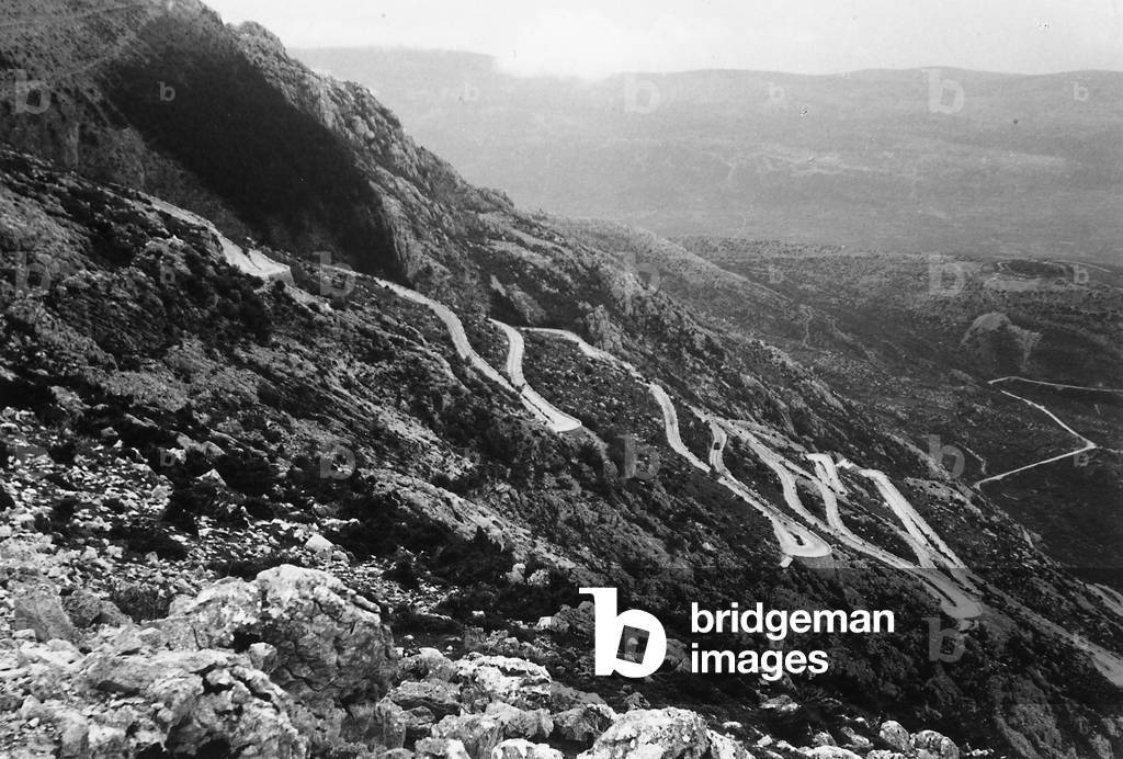 Rocky landscape in Greece