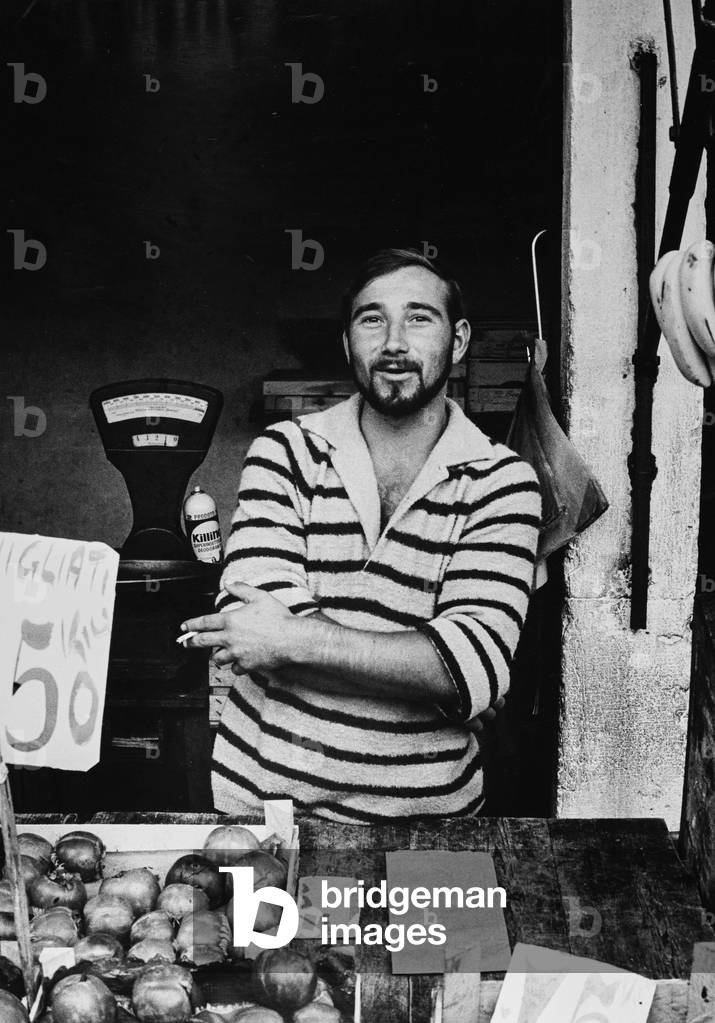 Portrait of a seller of vegetables, Venice