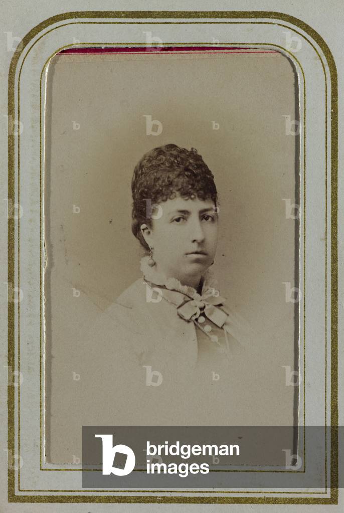 Portrait of a woman, carte de visite