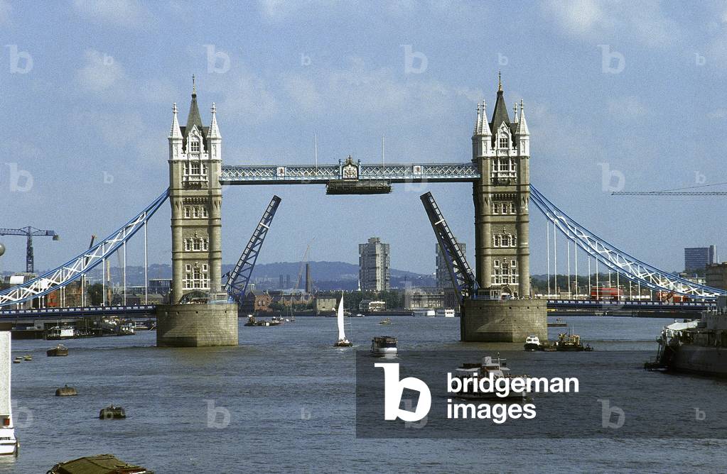 Tower Bridge, in London