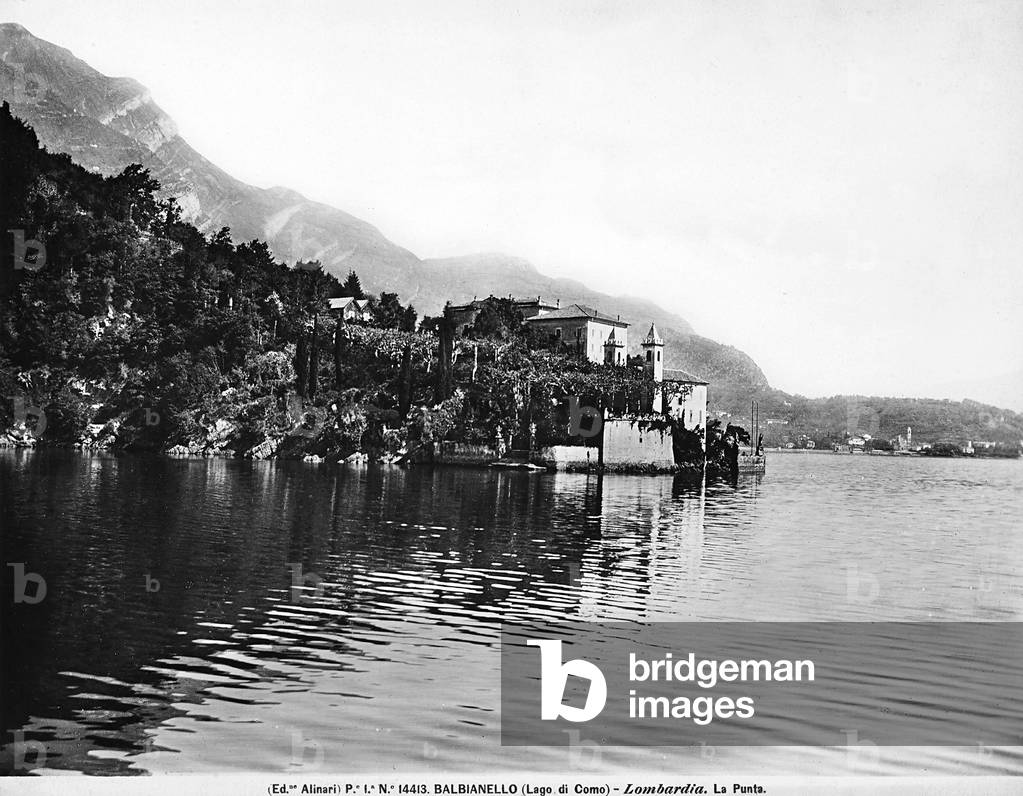 Point of Balbianello on Lake Como