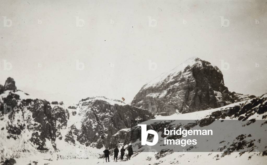 Portrait of a group on Mount Nuvolau, Belluno