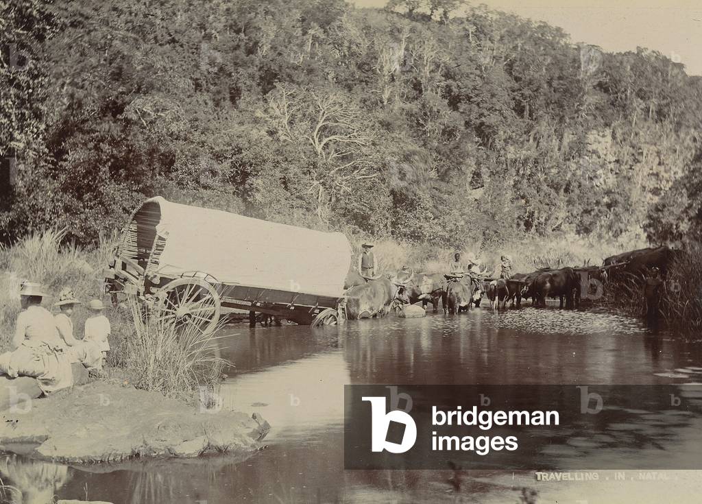 Caravan on a trip to Natal in South Africa
