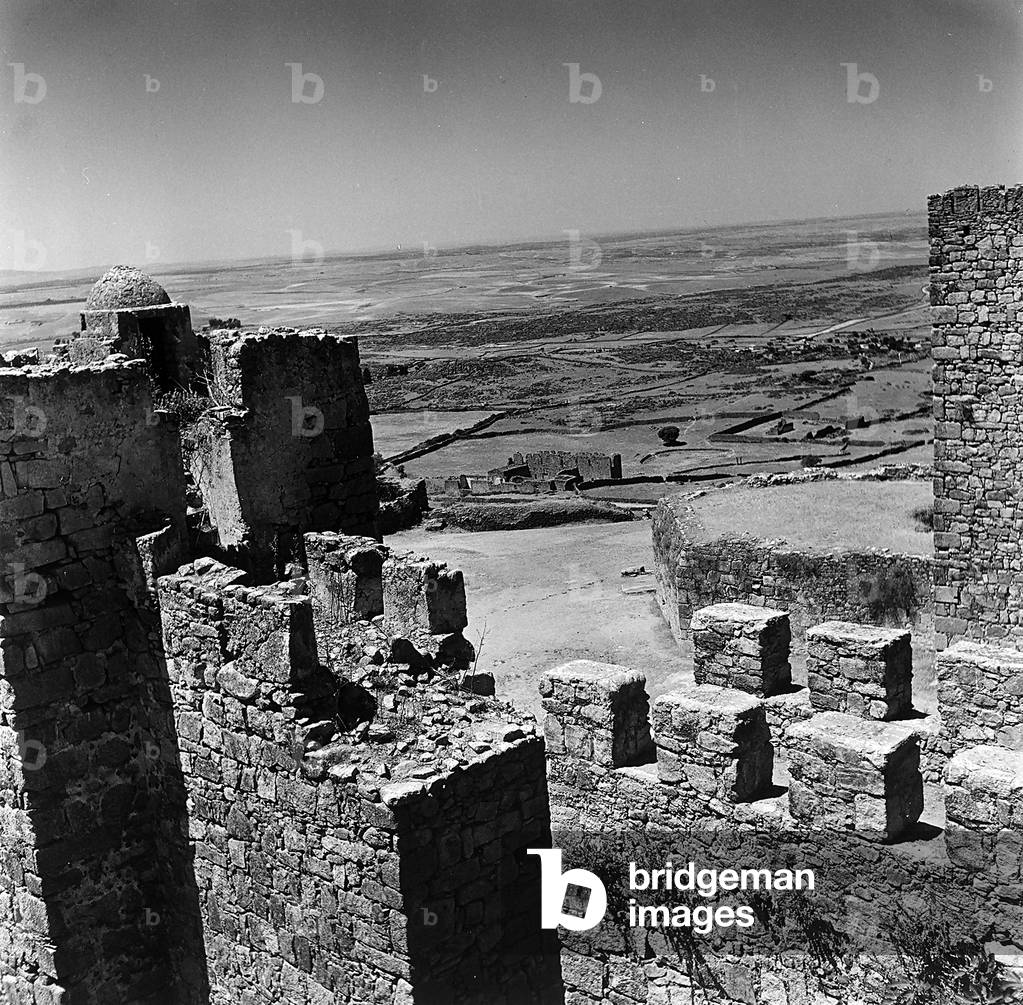 A castle on the outskirts of Trujillo, Spain
