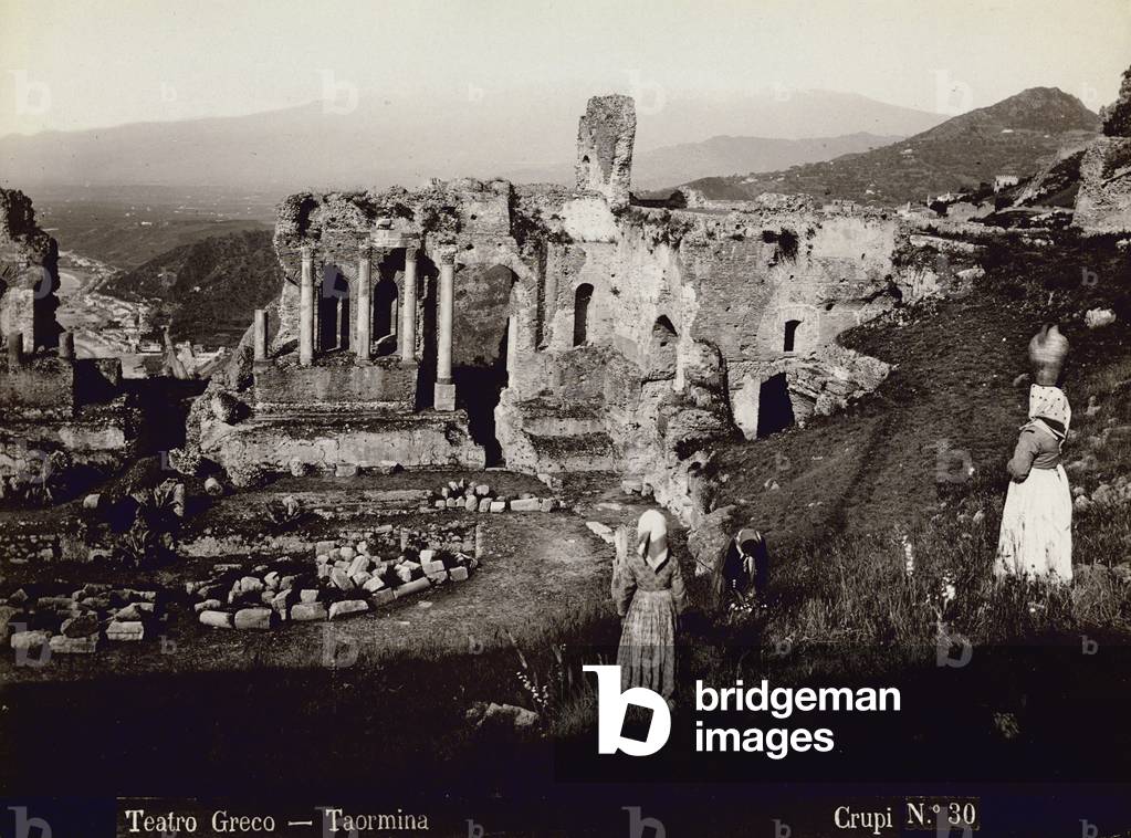 View of the Greek Theater of Taormina