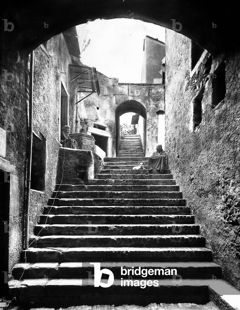 Staircase from the Castel of Castruccio in Sarzana