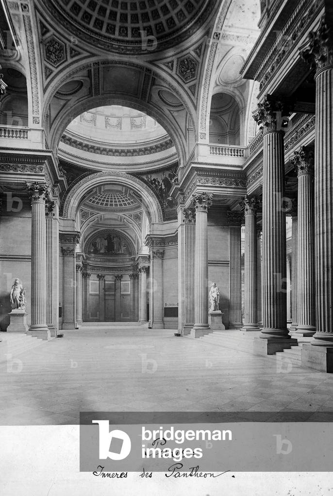 Inside view of the Pantheon, Paris