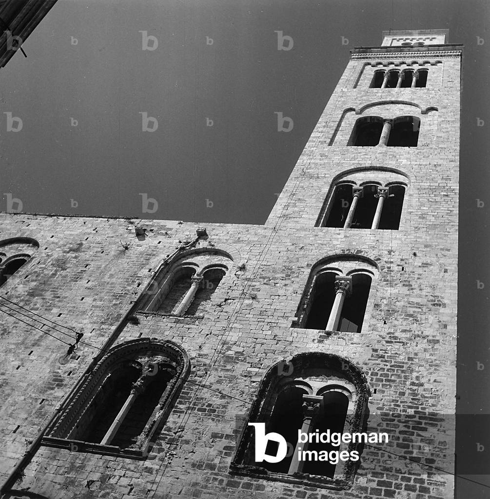 Detail of the Cathedral of Bari and the bell tower