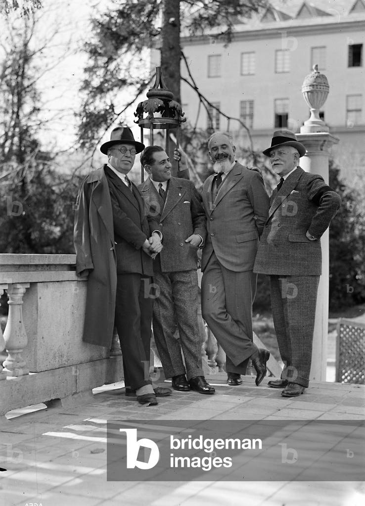 Portrait of a male group in Villach