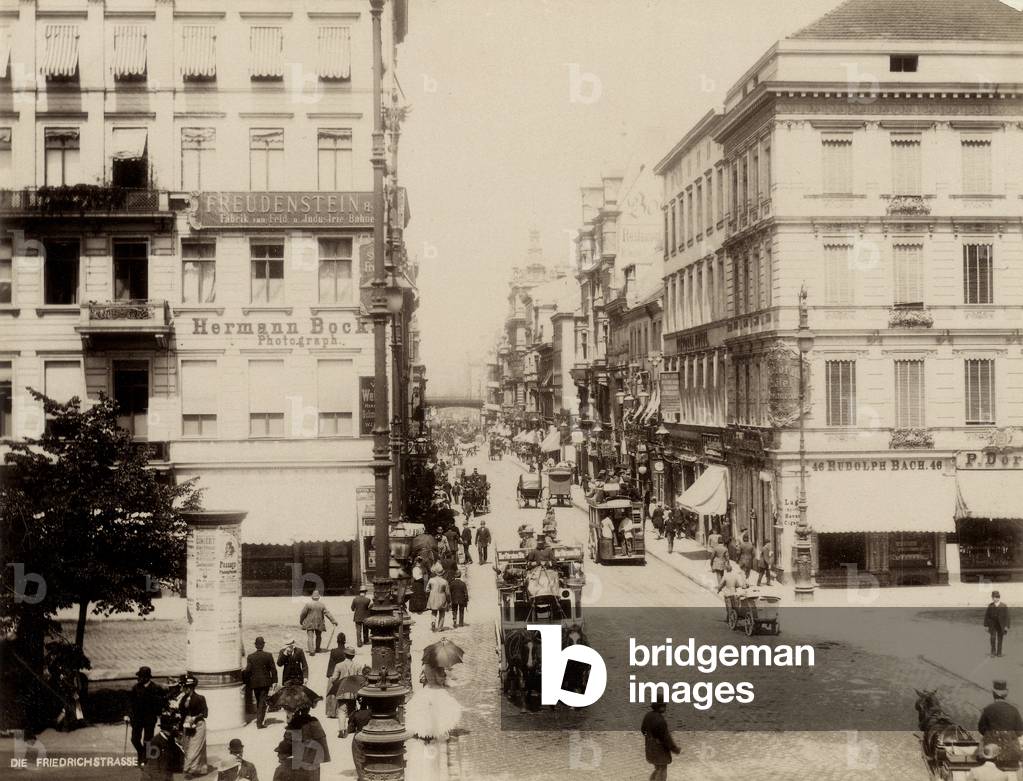 View of the Friedrichstrasse in Berlin